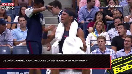 US Open : Rafael Nadal réclame un ventilateur en plein match (Vidéo)