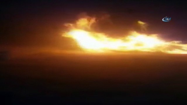 Operasyonda ele geçirilen 150 adet hint keneviri benzin dökülerek yakıldı