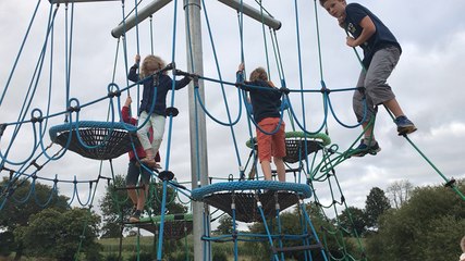 À peine inaugurée, l’aire de jeux déjà prise d’assaut par les enfants