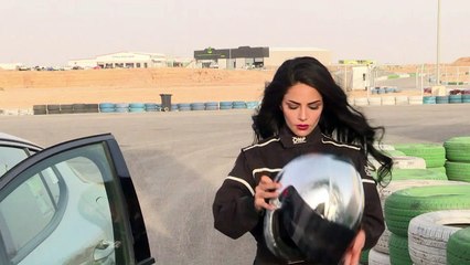 After driving ban ends, Saudi woman tastes thrill of speed