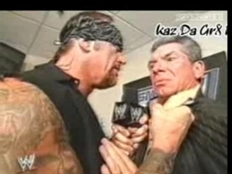 Undertaker Confronts Vince Mcmahon