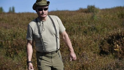 Im Khaki-Outfit durch die Wildnis: Putins Sibirien-Sommerurlaub 2018 (Video)