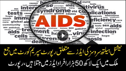 Survey report of 1 lac 50 thousand AIDS patients sent to Supreme Court by National Health Service