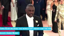 Idris Elba believes the world isn't ready for a black Bond.