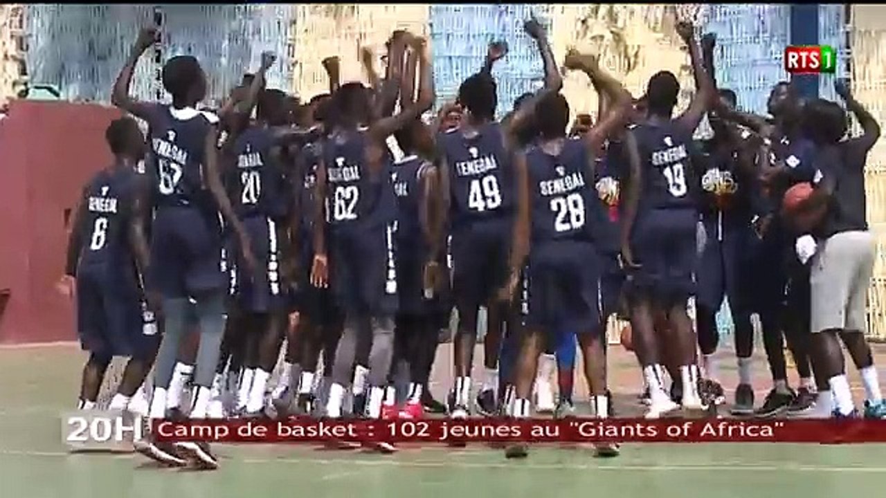 Camp de basket : 102 jeunes au "Giants of Africa"