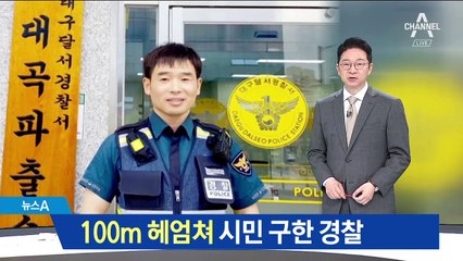 100m 헤엄쳐 시민 구한 경찰…8년 전에도 구조
