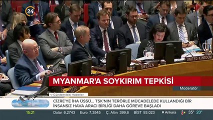 Myanmar'a soykırım tepkisi