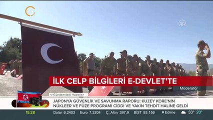 İlk celp bilgileri e-devlette