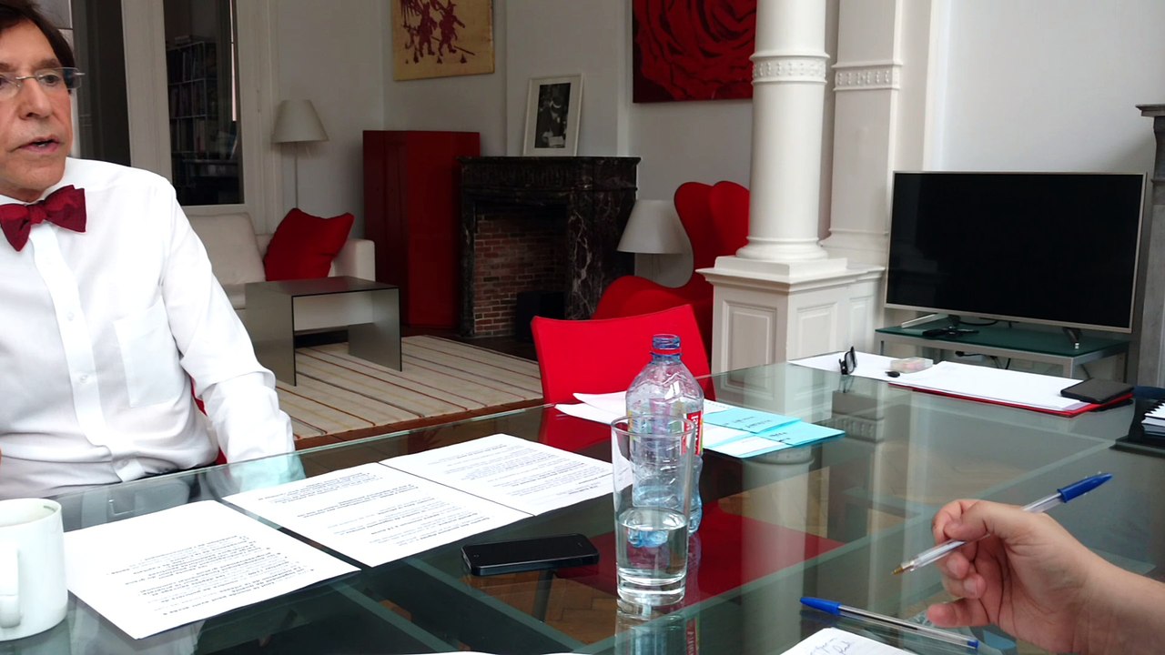 PS .Elio Di Rupo lance la campagne. Vidéo Eric Ghislain