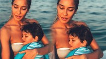Lisa Haydon's PERFECT reply to trollers over breastfeeding photo! | FilmiBeat