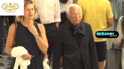Ο ΣΠΟΥΔΑΙΟΣ ΙΤΑΛΟΣ ΜΟΔΙΣΤΡΟΣ GIORGIO ARMANI ΚΑΝΕΙ ΔΙΑΚΟΠΕΣ ΣΤΗΝ ΜΥΚΟΝΟ