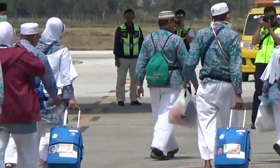 Kedatangan Jemaah Haji Kloter 1 Debarkasi Boyolali