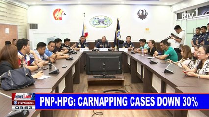 PNP-HPG: Carnapping cases down 30%