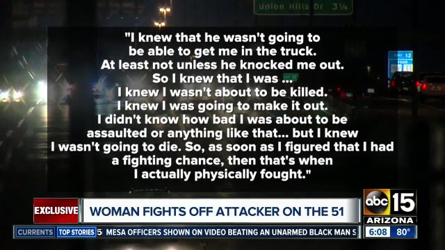 Freeway attack victim speaks to ABC15
