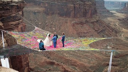 حفل زفاف وسط المرتفعات!