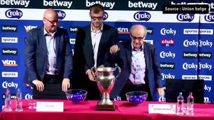 Gros couac durant le tirage au sort de la Coupe de Belgique