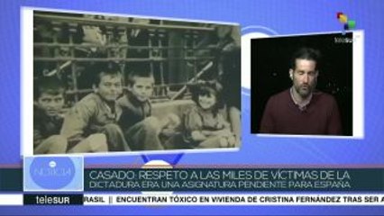 Casado: España tardó demasiados años para exhumar restos de Franco