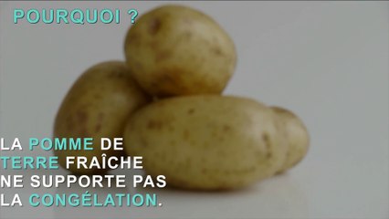 Les aliments à ne surtout pas congeler