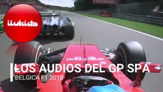 CARRERA F1 GP BELGICA SPA 2018 LOS AUDIOS INTERNOS FORMULA 1