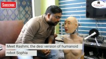 Indian Version Sophia Robot Speak Hindi | Robot Rashmi Artificial Intelligence Robot