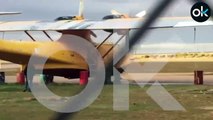 Despliegue policial en el aeródromo de Ocaña ante la sospecha de que venía Puigdemont en avión privado