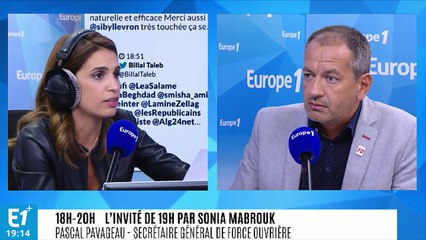 Pascal Pavageau (FO) sur le gouvernement : "Aujourd’hui, c’est le fric d’abord"