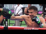 GGG Golovkin SHOWS OFF POWER! Workout for REAL Win vs Canelo Alvarez 2