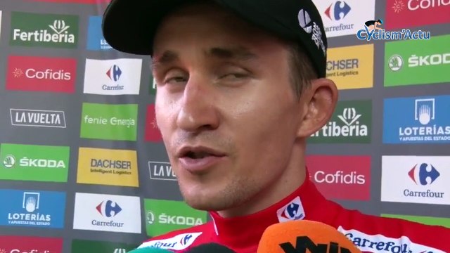 Tour d'Espagne 2018 - Michal Kwiatkowski : Je suis content d'avoir encore le maillot rouge de leader car ce fut une dure journée