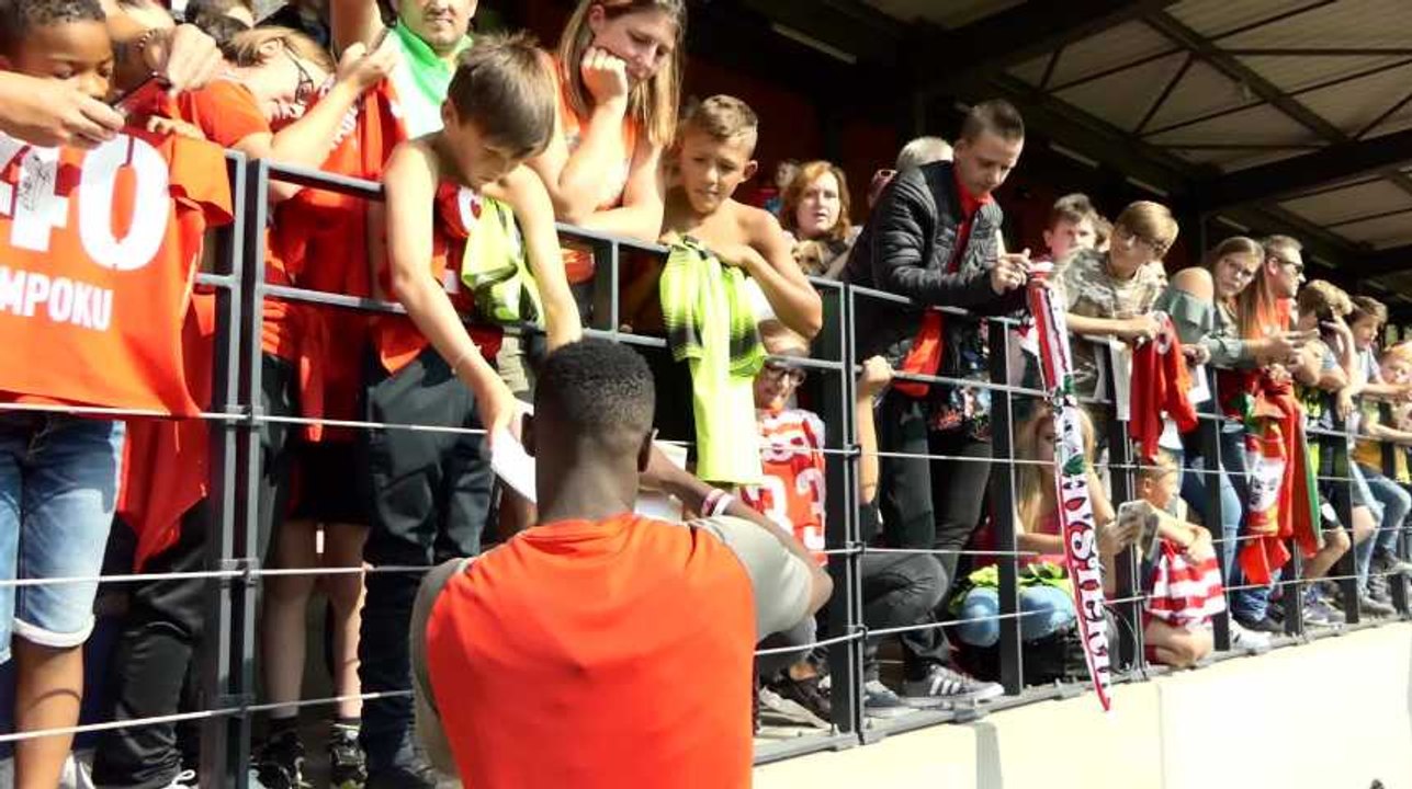 La grande foule pour l'entraînement du Standard (1)