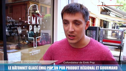 Le bâtonnet glacé Emki Pop, un pur produit régional et gourmand