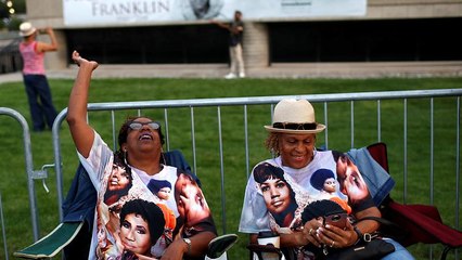 L'adieu des fans à Aretha Franklin, Reine de la Soul