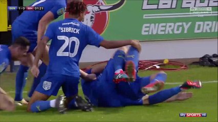 Pigott Goal - AFC Wimbledon 1-0 West Ham