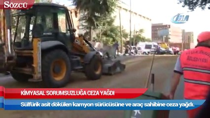 Kimyasal sorumsuzluğa ceza yağdı!