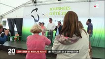 Démission de Nicolas Hulot : les attaques de l'opposition