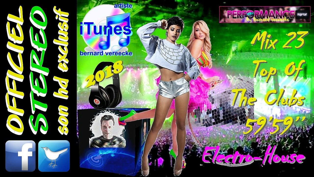 Mix 23 Top Of The Clubs 2018 - Bernard Vereecke (Video sound HD)