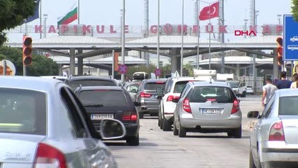 Edirne Kapıkule'de Gurbetçi Yoğunluğu Hd