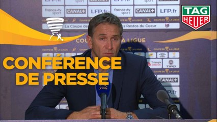 Conférence de presse RC Lens - FC Metz (1-1 3 tab à 5) : Philippe  MONTANIER (RCL) - Frédéric  ANTONETTI (FCM) - 2018/2019