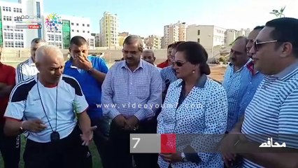 محافظ البحيرة تلتقى فريق ألعاب دمنهور