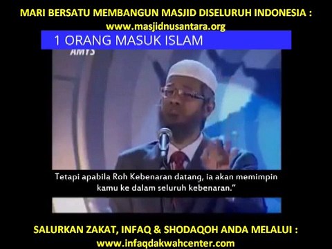 VISUD MOHAN DARI ATEIS MENJADI MUSLIM, MASUK ISLAM SETELAH BERDISKUSI DENGAN DR. ZAKIR NAIK
