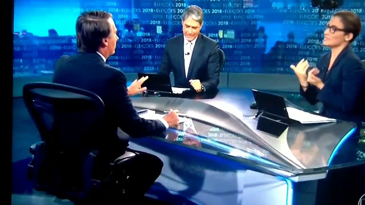 Renata Vasconcellos dá patada em Bolsonaro