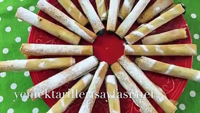 Hazır Baklava Yufkasından Çikolatalı Rulo Katlar