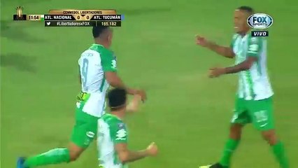 Omar Duarte  Goal - Atlético Nacional vs Atlético Tucumán 1-0