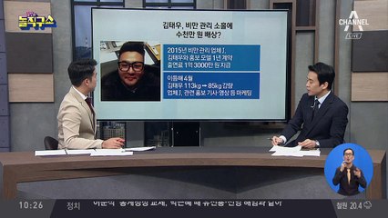 김태우, 비만 관리 소홀에 수천만 원 배상