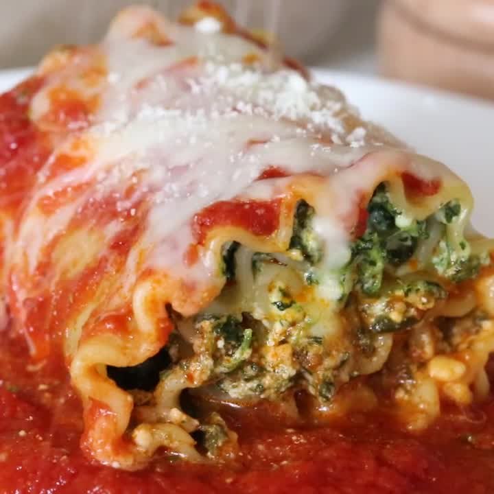 How To Make Easy Spinach Lasagna Rolls