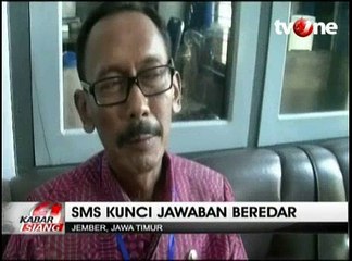 SMS Kunci Jawaban UN Beredar di Jember