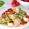 Chicken and Zucchini Noodle Caprese