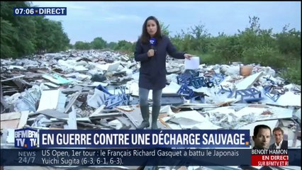 Ashley Chevalier nous emmène dans une décharge à ciel ouvert dans les Yvelines