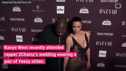 Kanye West Explains His Too-Small Sandals