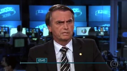 Jair Bolsonaro no Jornal Nacional | Completo 28/08/2018