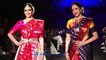 Hema Malini and Esha Deol Ramp Walk in Mekhla Chador | Lakme Fashion Week | Meenu's Gossip Corner
